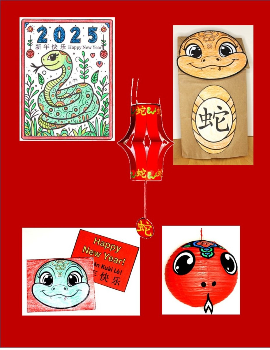 Year Of The Snake Crafts: Printable Kid Craft Projects For Chinese inside Chinese New Year Snake Craft Printable