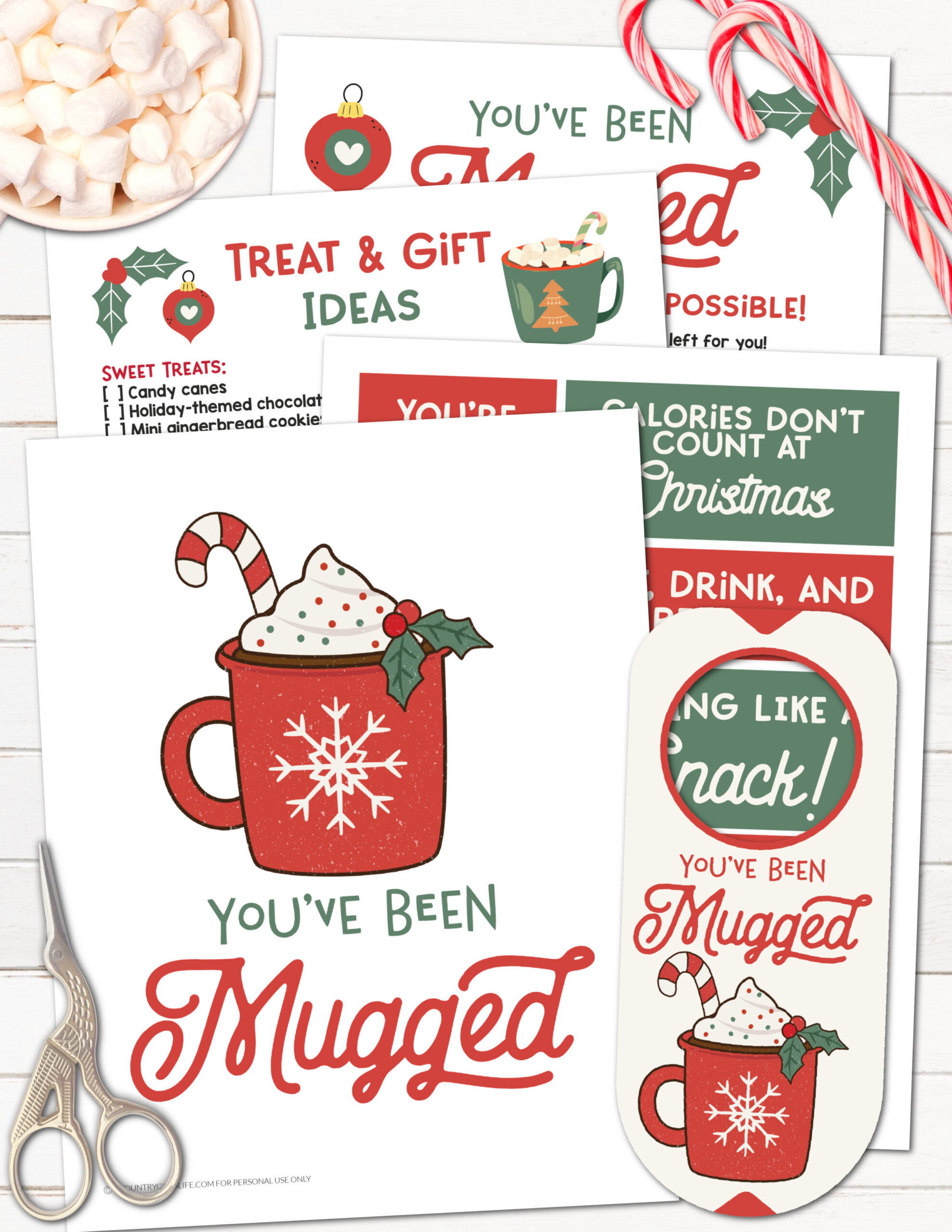 You&amp;#039;Ve Been Mugged Free Printable - A Country Girl&amp;#039;S Life intended for You&amp;amp;#039;ve Been Mugged Christmas Free Printable