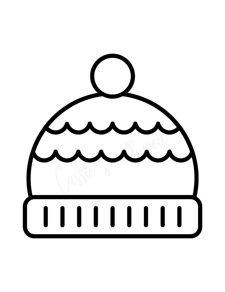 17 Cute Winter Hat Templates And Coloring Pages - Cassie Smallwood with regard to Free Printable Winter Hat