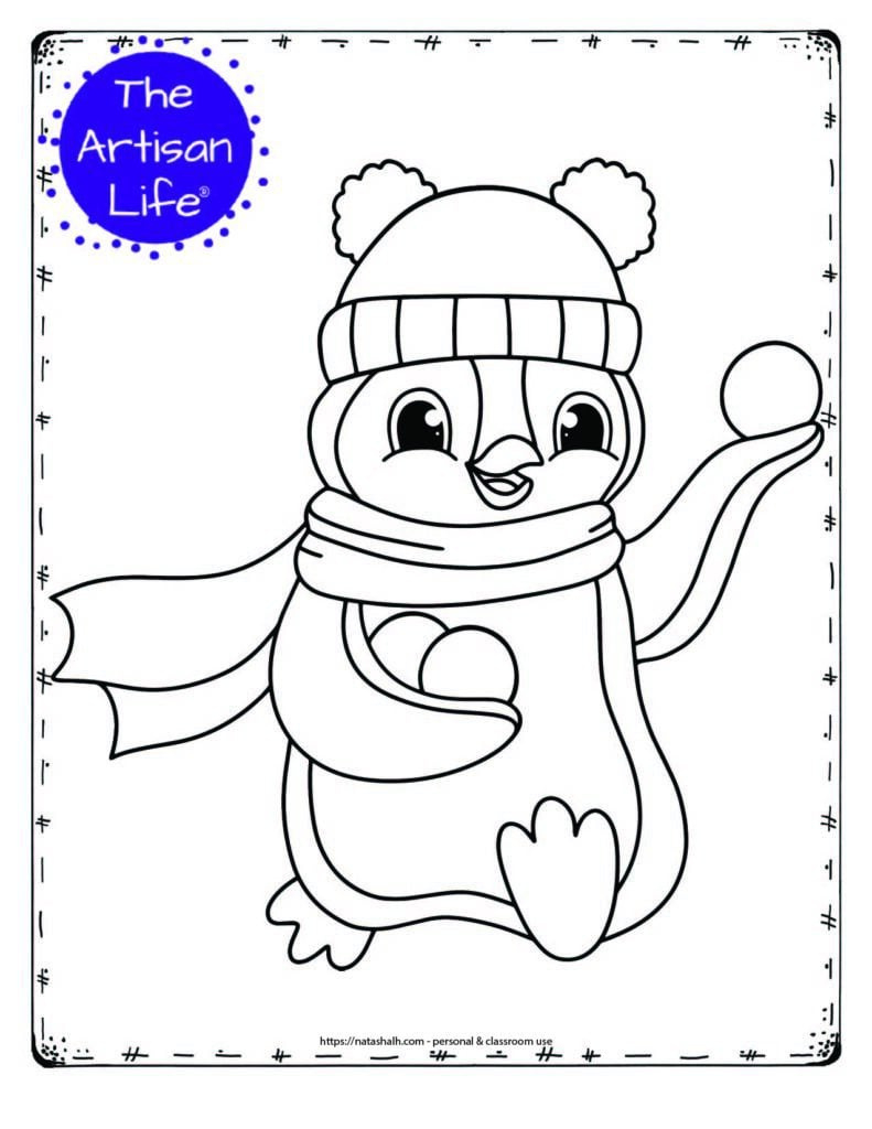 20+ Free Printable Winter Animal Coloring Pages For Kids - The inside Printable Winter Animals Coloring Pages