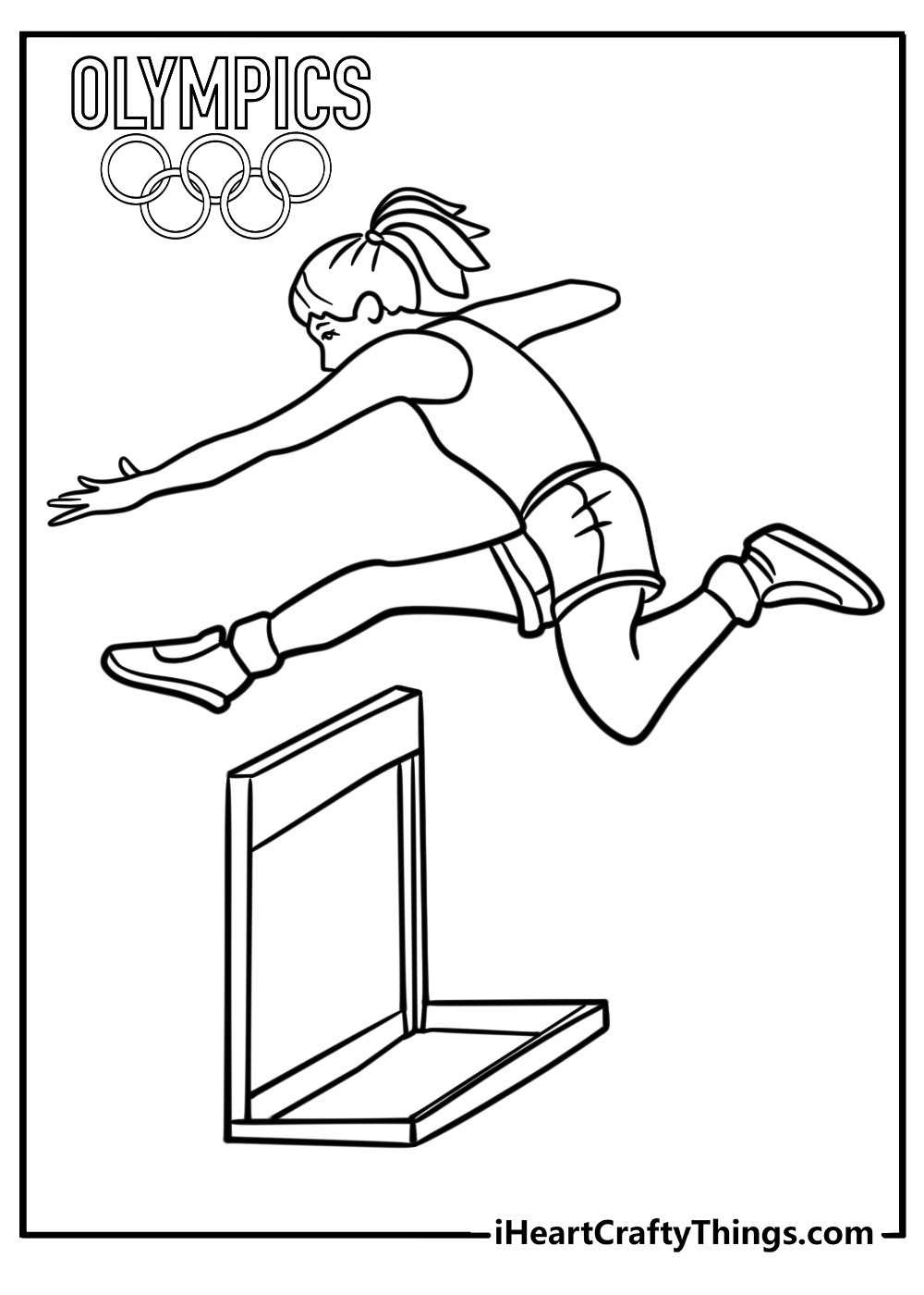25 Olympic Coloring Pages (100% Free To Print) with Printable Track and Field Coloring Pages