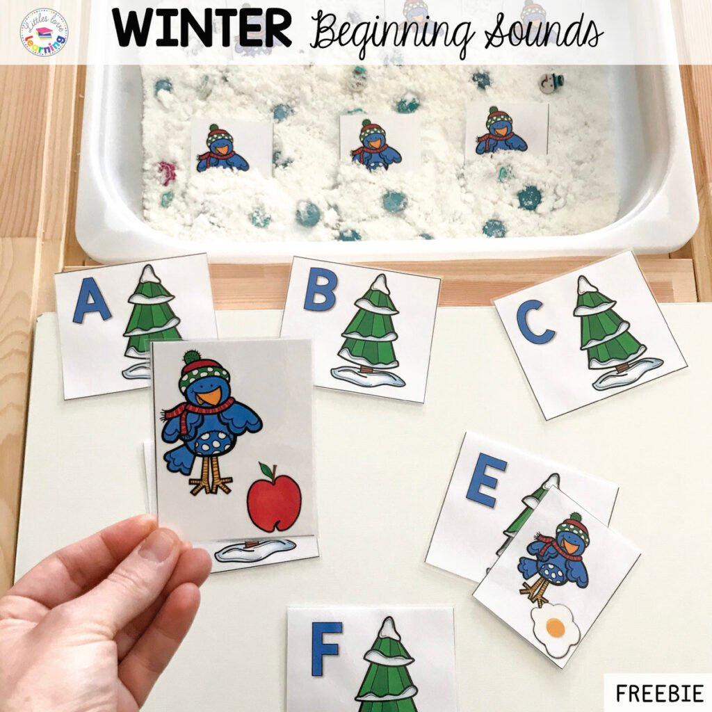 4 Free Must-Have Winter Printables For Preschool (Math &amp;amp; Literacy) in Winter Activities For Preschoolers Printable