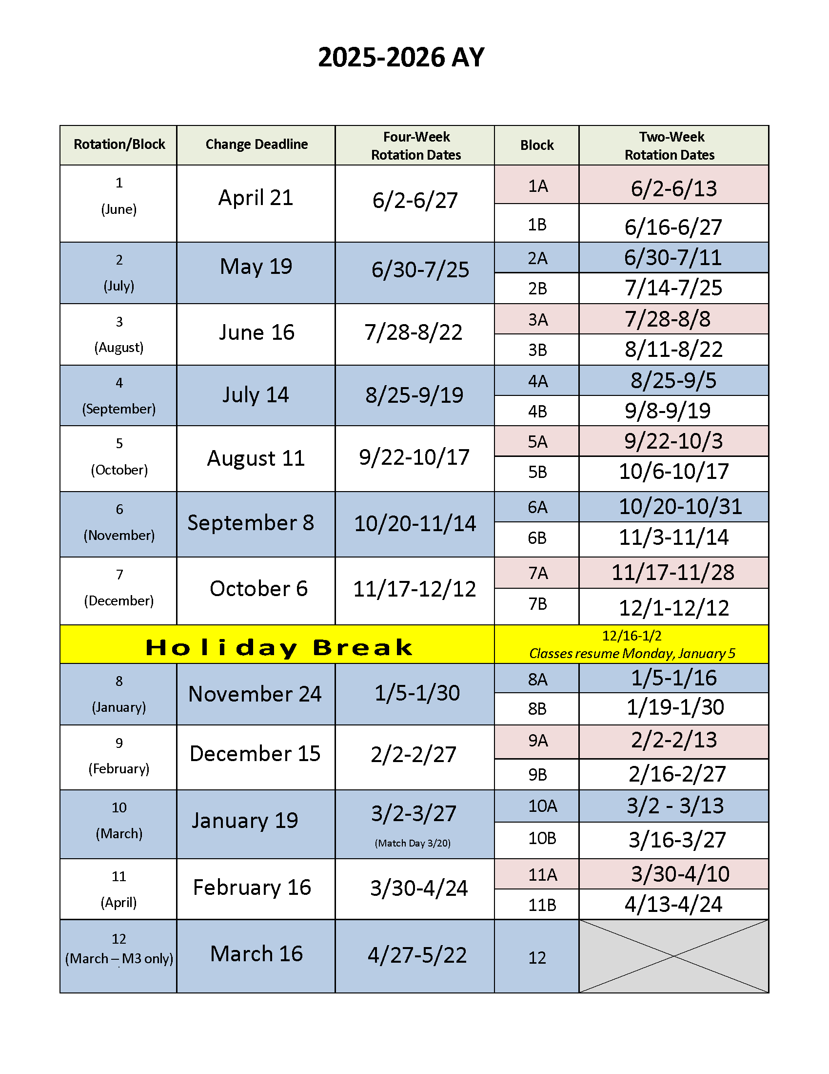 4Th Year Gps - College Of Medicine for Ucf Winter Break 2026 Schedule Printable