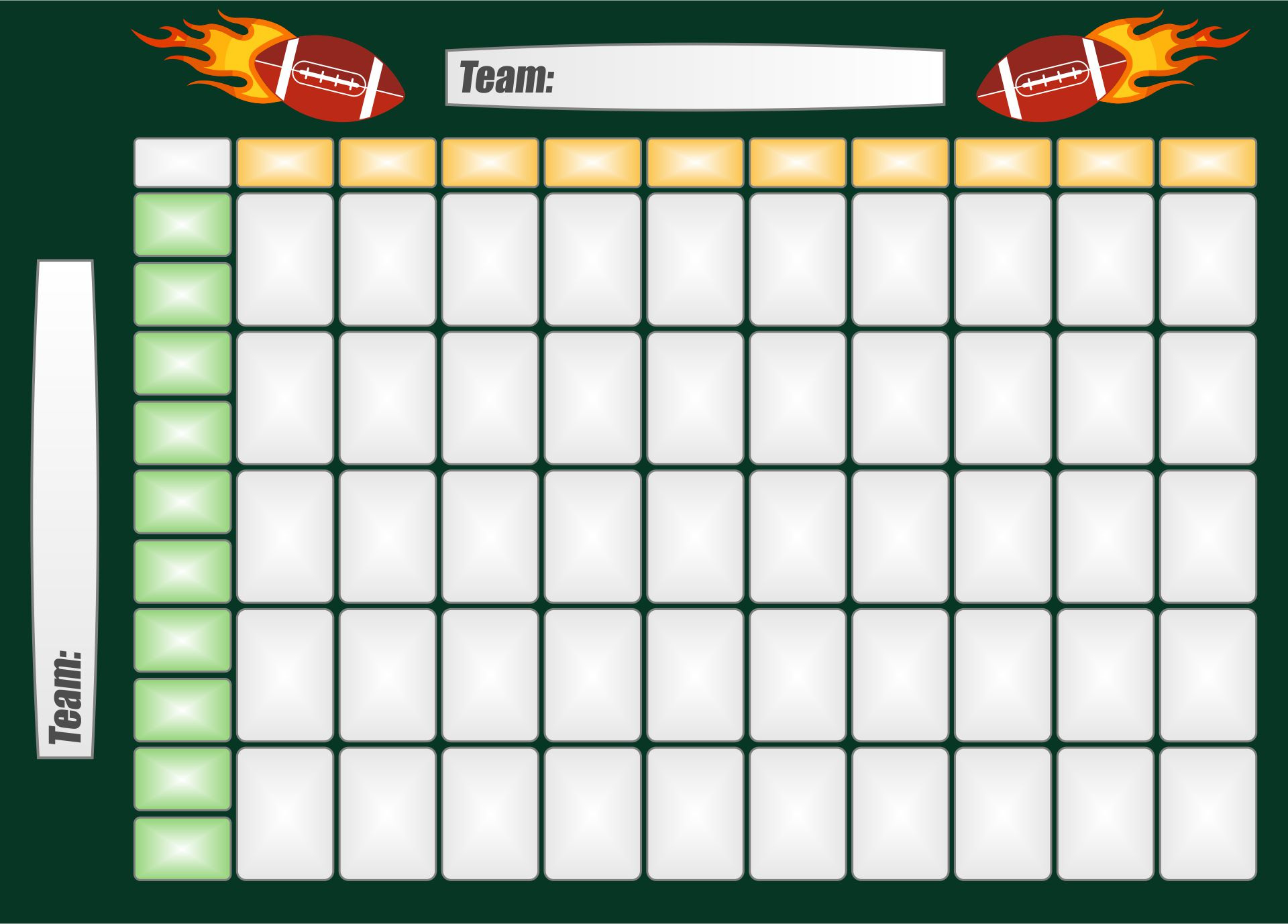 50 Square Football Pool Grid - 14 Free Pdf Printables | Printablee intended for Printable Super Bowl 50 Squares