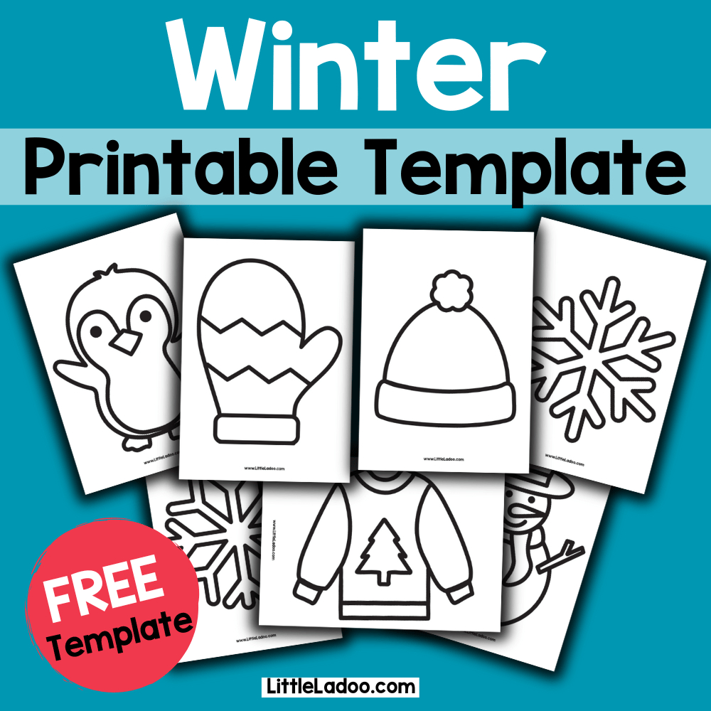 7 Free Printable Winter Templates throughout Free Printable Winter Template