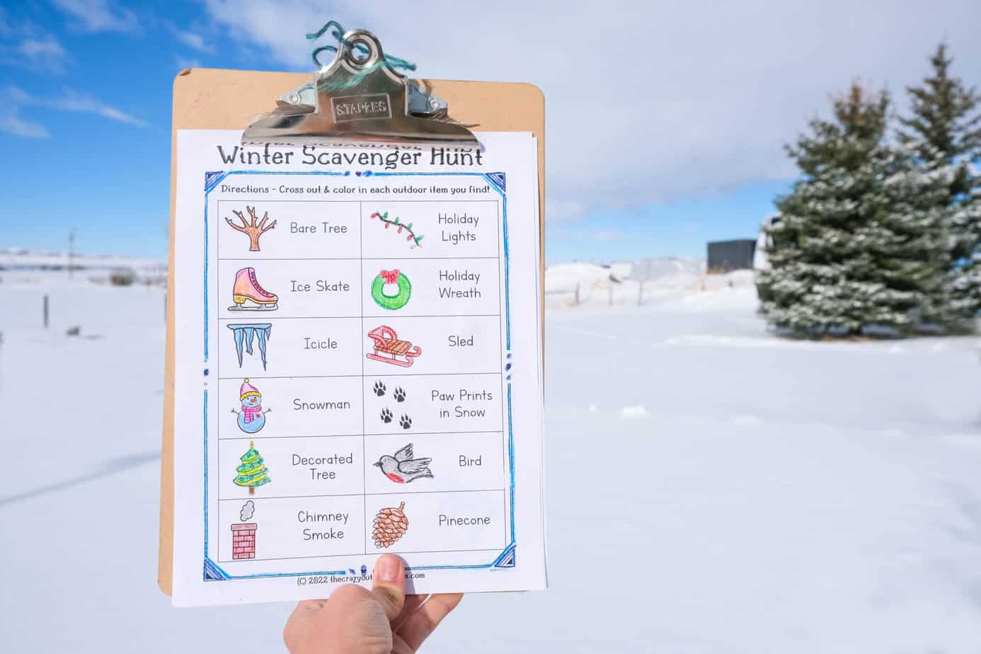 7 Winter Scavenger Hunts For Kids (+Free Printable Pack!) – The regarding Winter Nature Walk Scavenger Hunt Free Printable