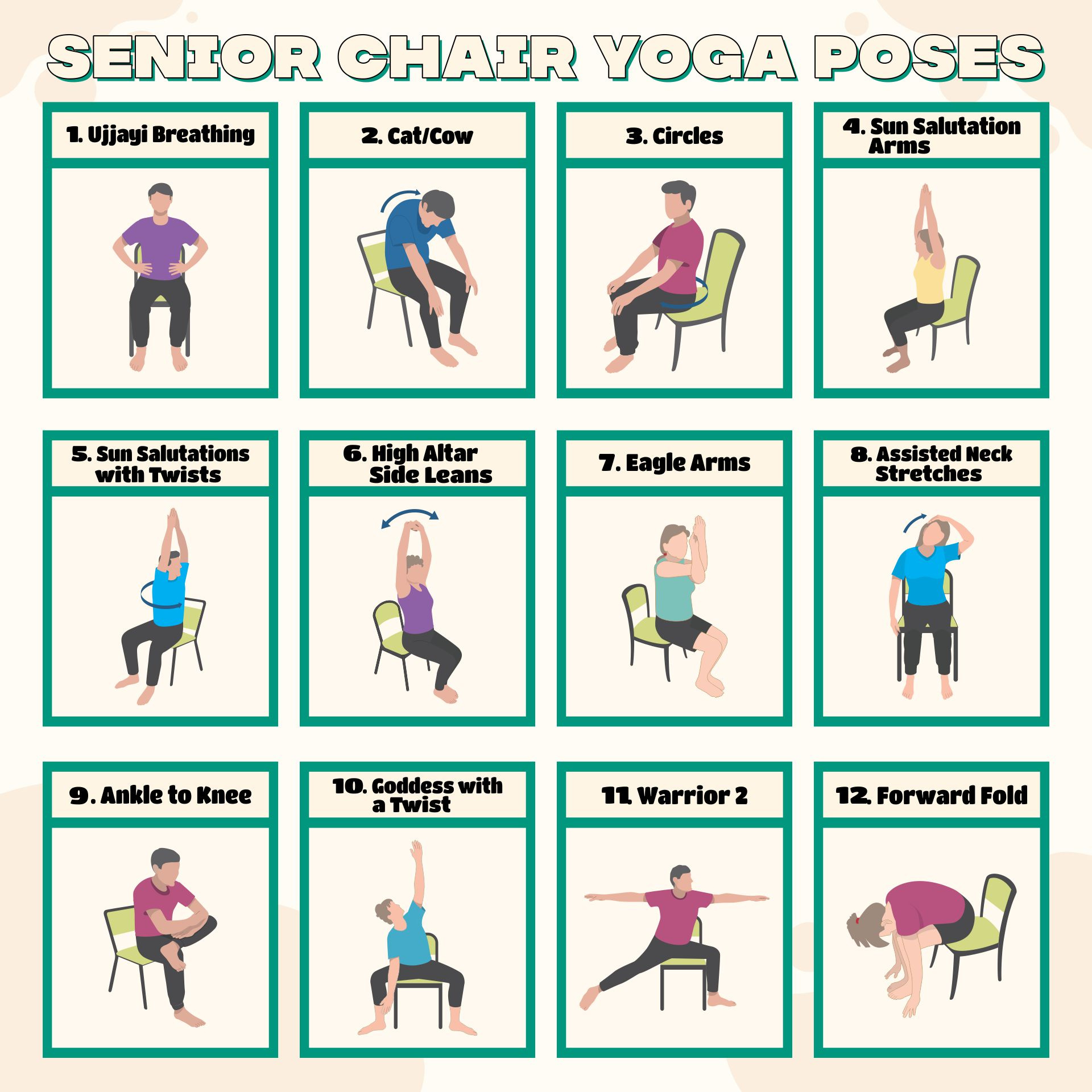 Chair Yoga For Seniors Pdf Seated Chair Yoga Stretches Pdf Chair with Seated Chair Yoga For Seniors Printable
