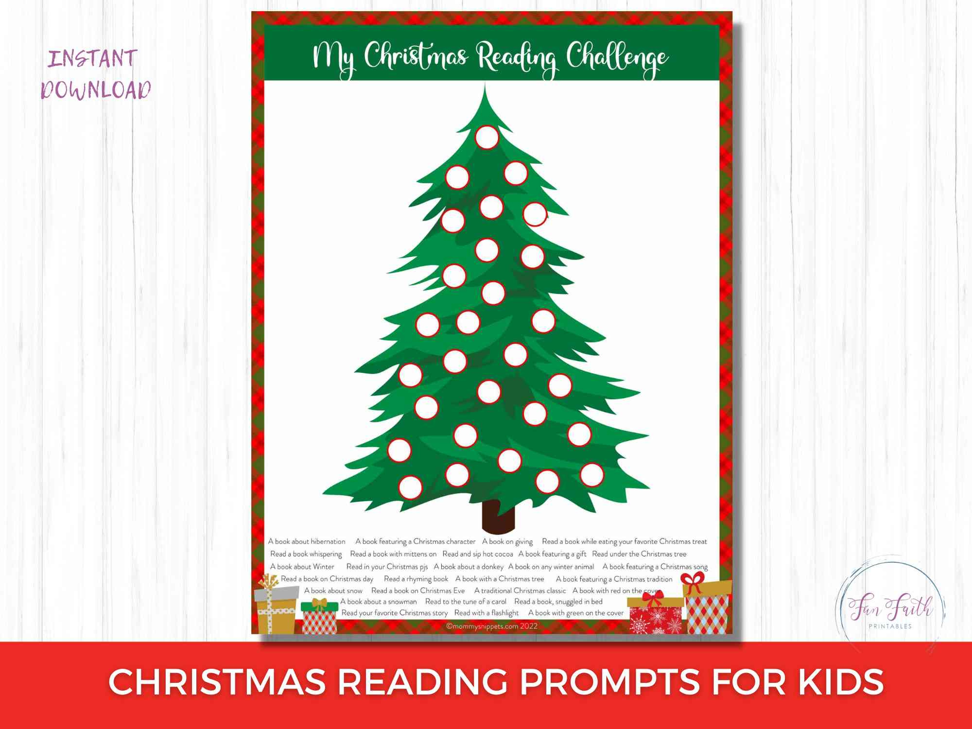 Christmas Read Alouds For Kids + Printable Christmas Reading Log pertaining to Christmas Reading Log Printable