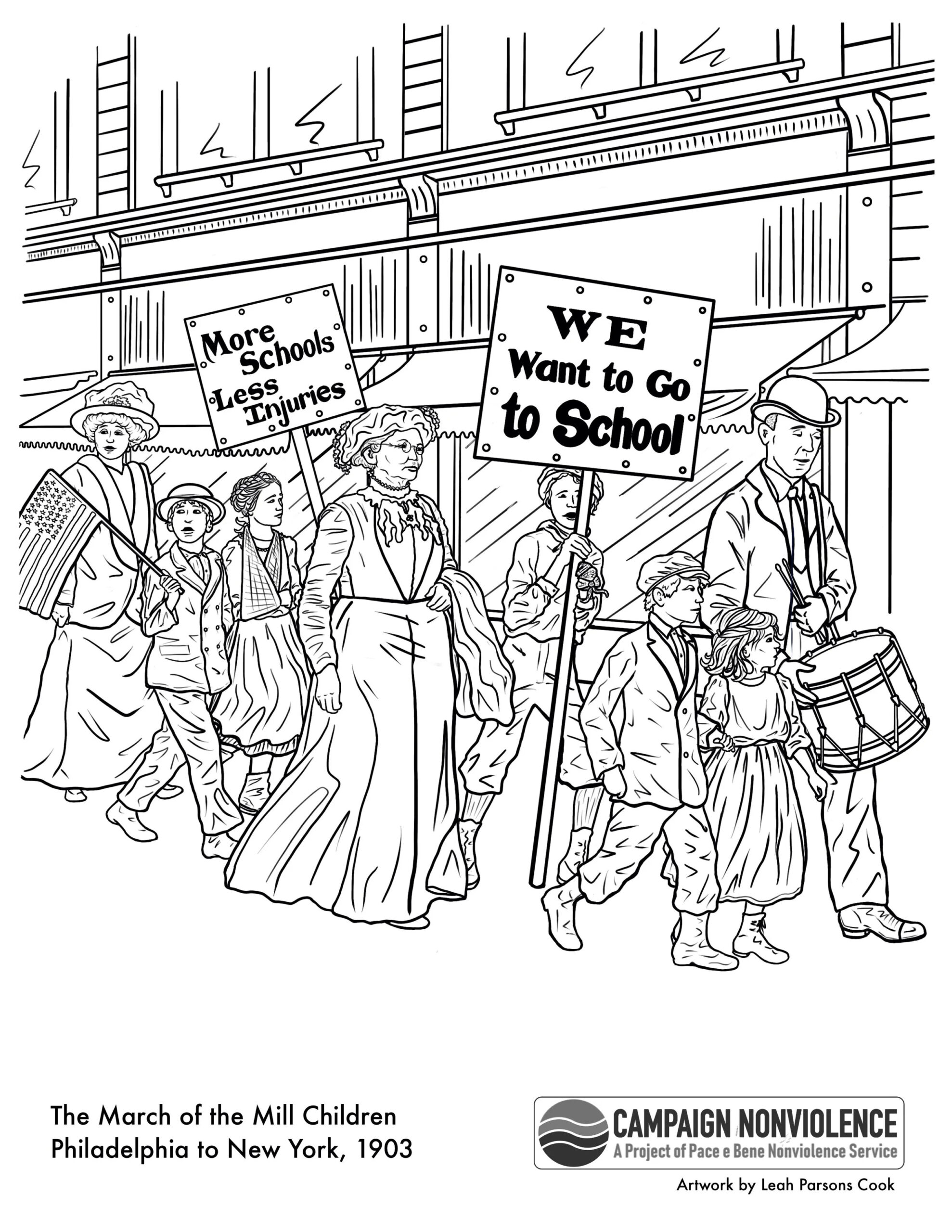 Coloring Pages — Pace E Bene Nonviolence Service throughout Civil Rights Coloring Printable