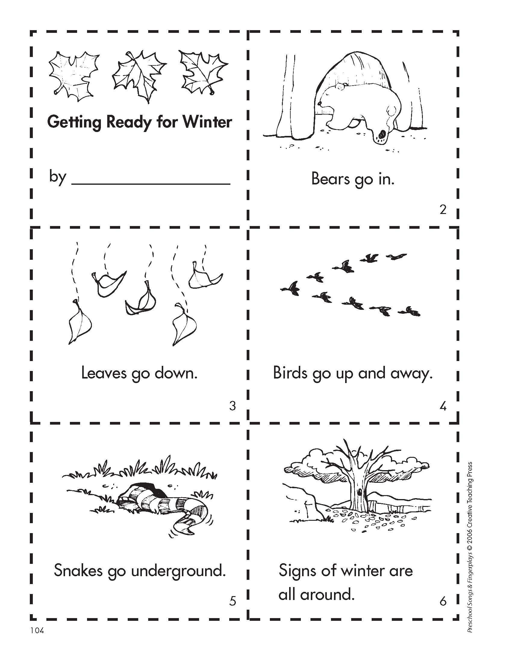 Discover 28 Hibernation And Winter Preschool Ideas | Winter with regard to Winter Animals Preschool Printable