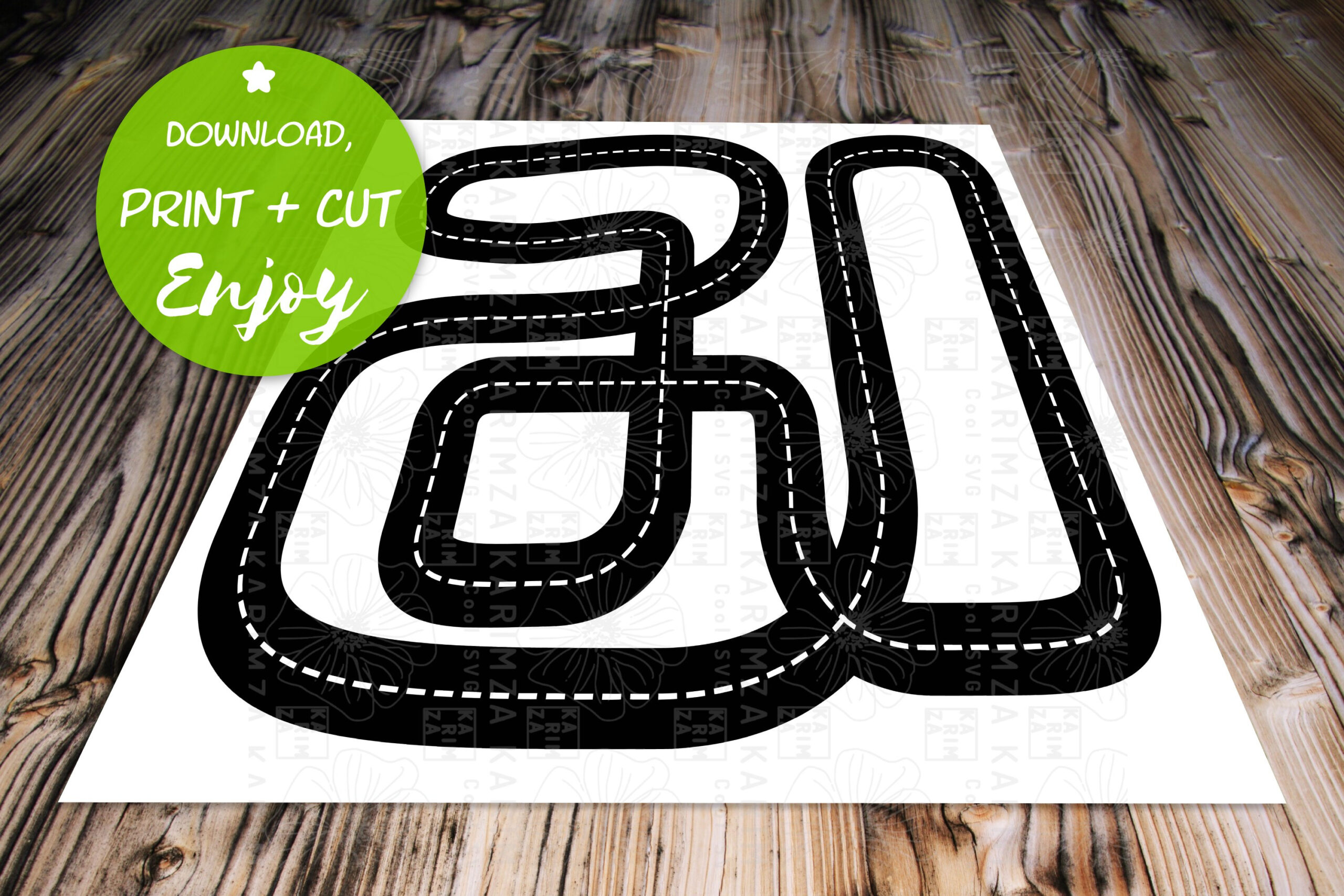 Diy Projects Custom Slot Car Tracks Kids Race Track Svg, Pretend intended for Printable Race Car Track
