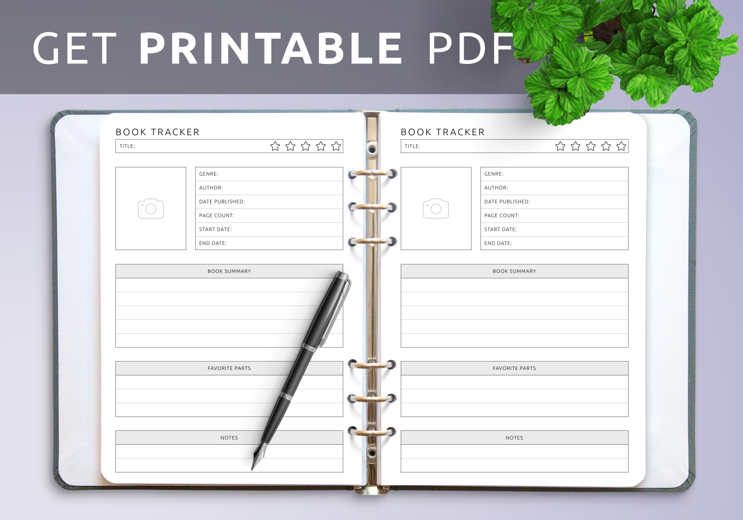 Download Printable Book Tracker Template Pdf with regard to Free Printable Book Tracker For Adults