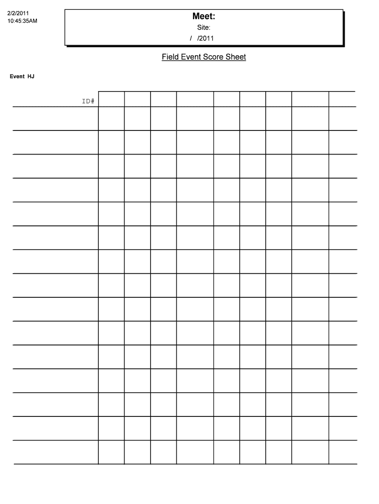 Field Event Score Sheets Pdf: Fill Out &amp;amp; Sign Online | Dochub with regard to Printable Track and Field Event Sheets