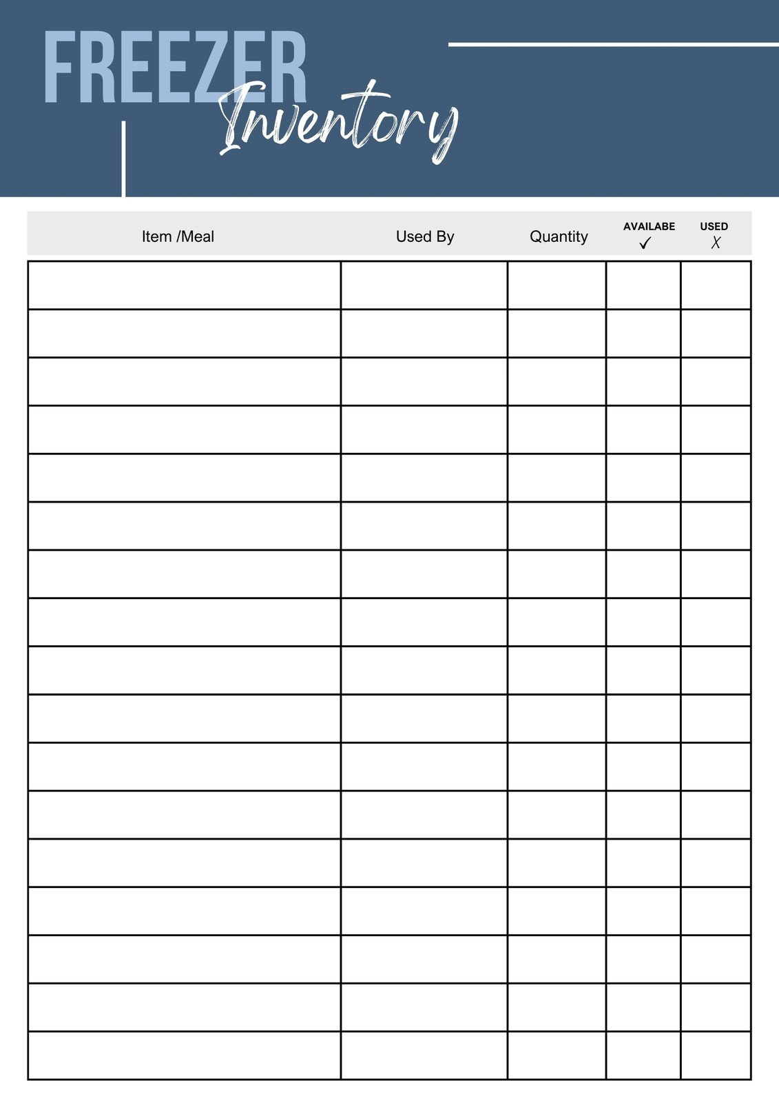 Free And Customizable Inventory Templates for Inventory Tracking Sheet Printable