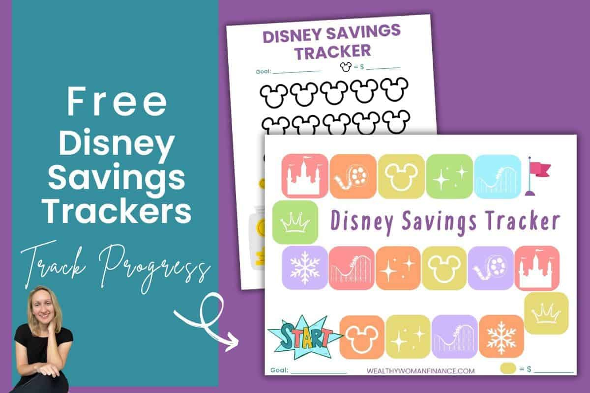 Free Disney Vacation Savings Chart Trackers (+How To Save within Free Printable Disney Savings Tracker
