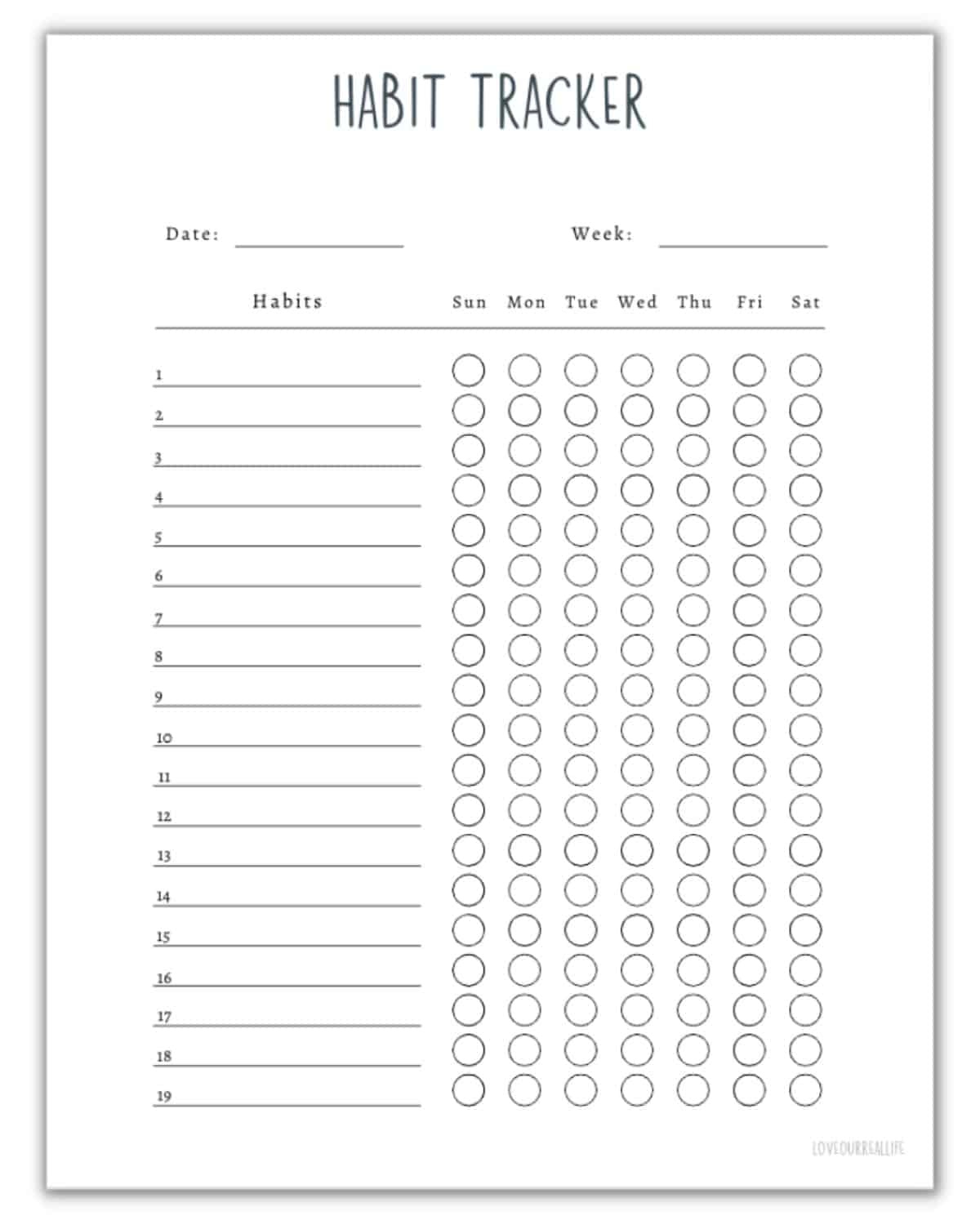 Free Monthly Water Tracker Printable (Meet Your Hydration Goals pertaining to Water Habit Tracker Printable