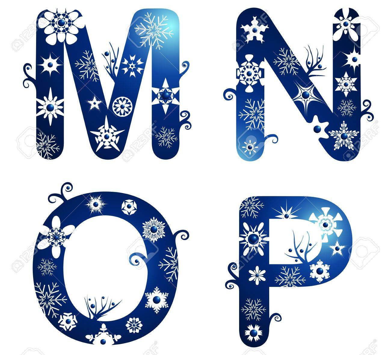 Free Printable Winter Letters - Printable Party Favors pertaining to Printable Winter Alphabet Letters
