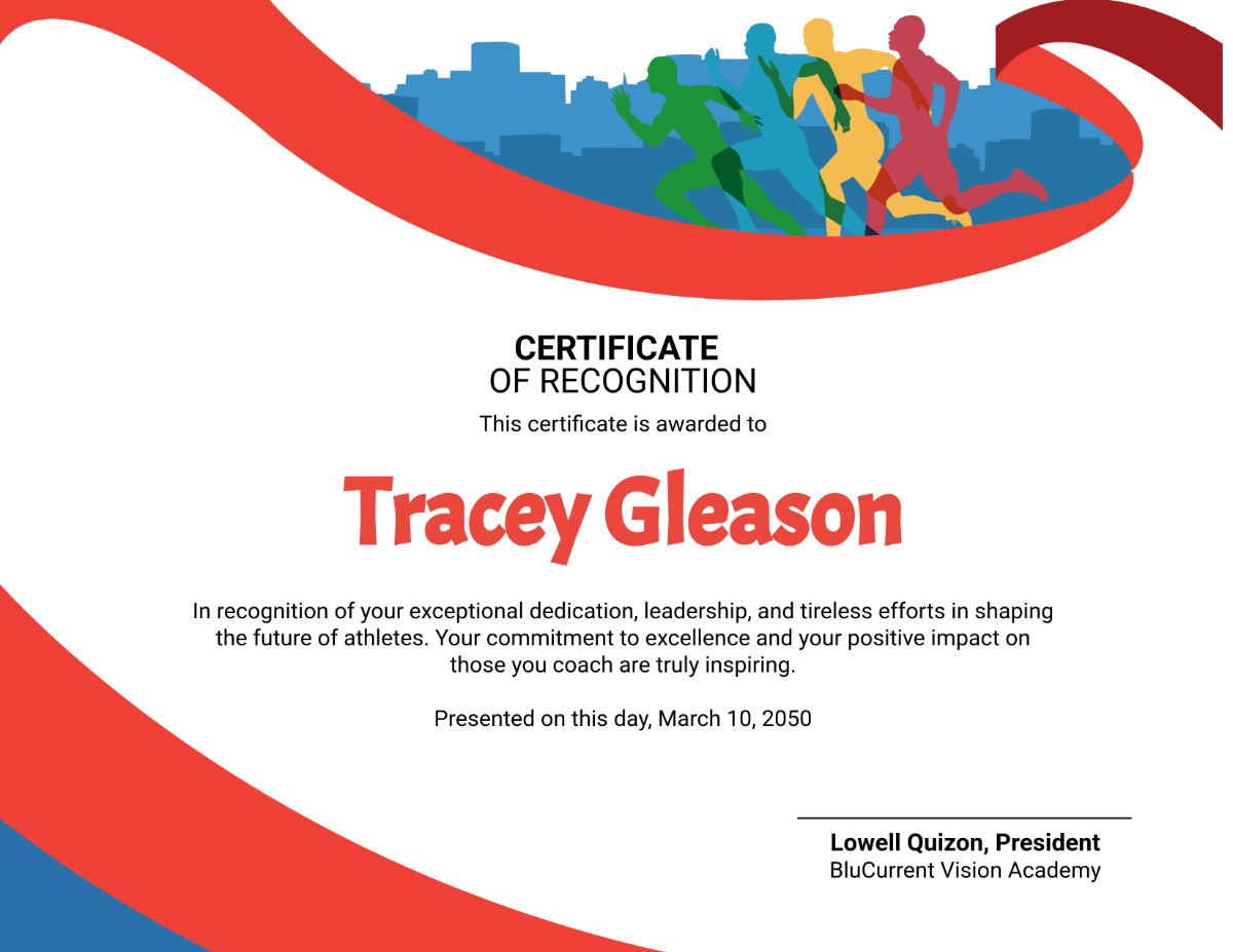 Free Track And Field Coach Certificate Template To Edit Online within Free Printable Track And Field Certificates