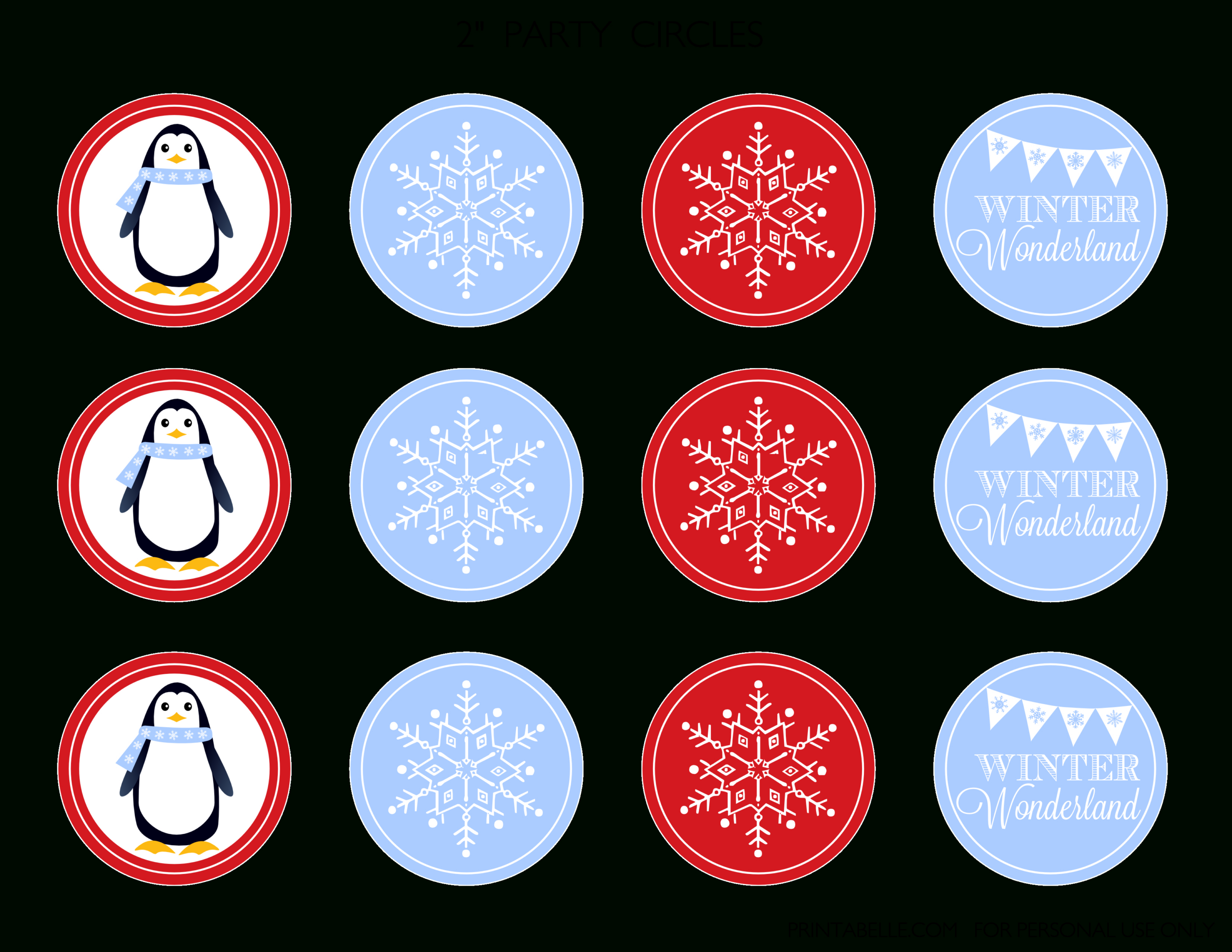 Free Winter Wonderland Party Printables | Catch My Party with regard to Free Printable Winter Wonderland Banner