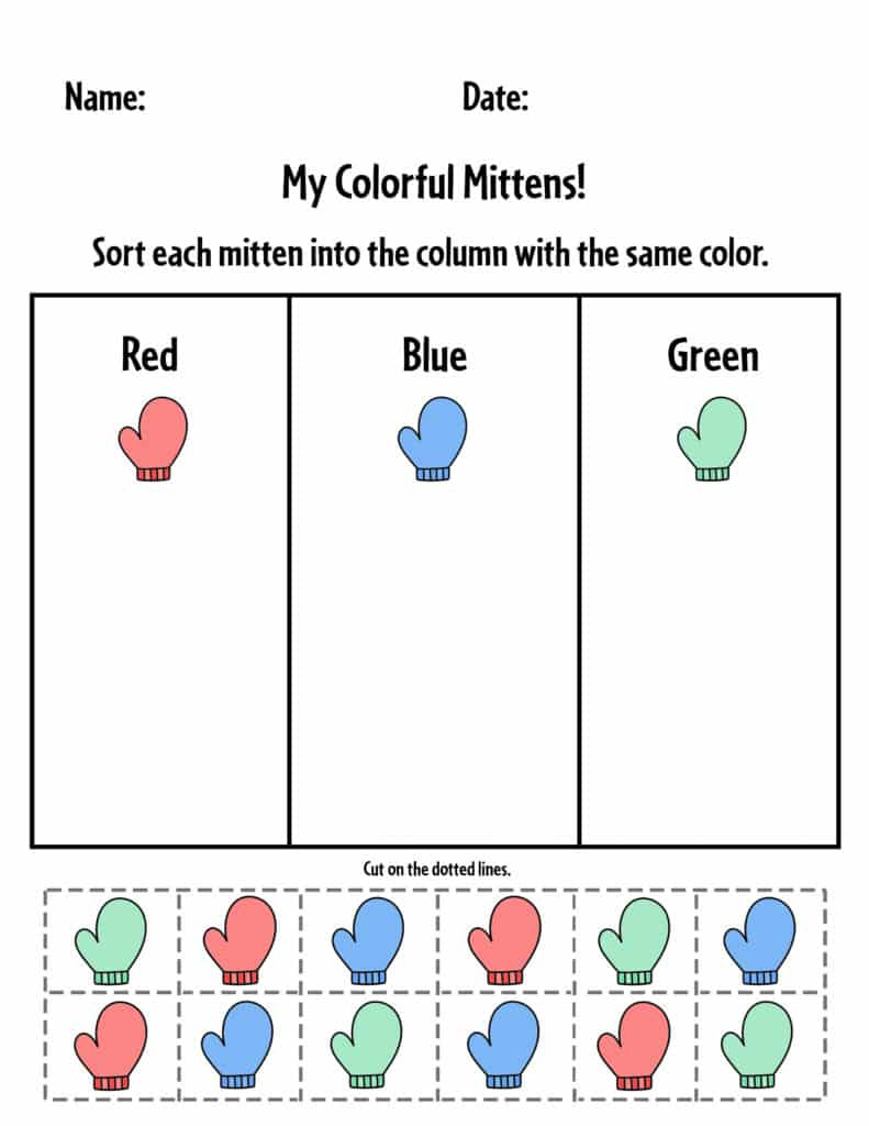 Free Winter Worksheets For Preschool! ⋆ The Hollydog Blog within Free Printable Winter Worksheets For Preschool