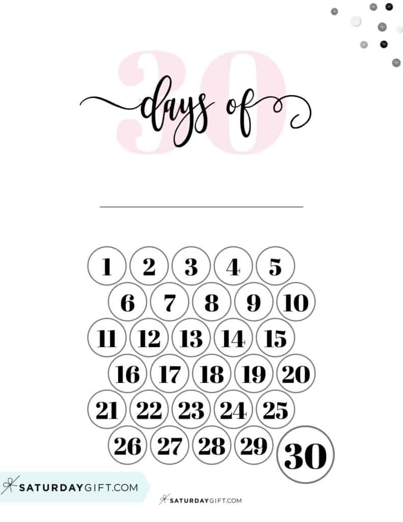 Habit Tracking Printable | Figma with regard to 30 Day Tracker Printable