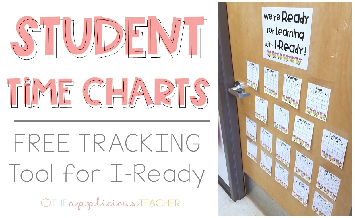 Iready Classroom Tracker System- Theappliciousteacher pertaining to Printable I Ready Tracking Sheet