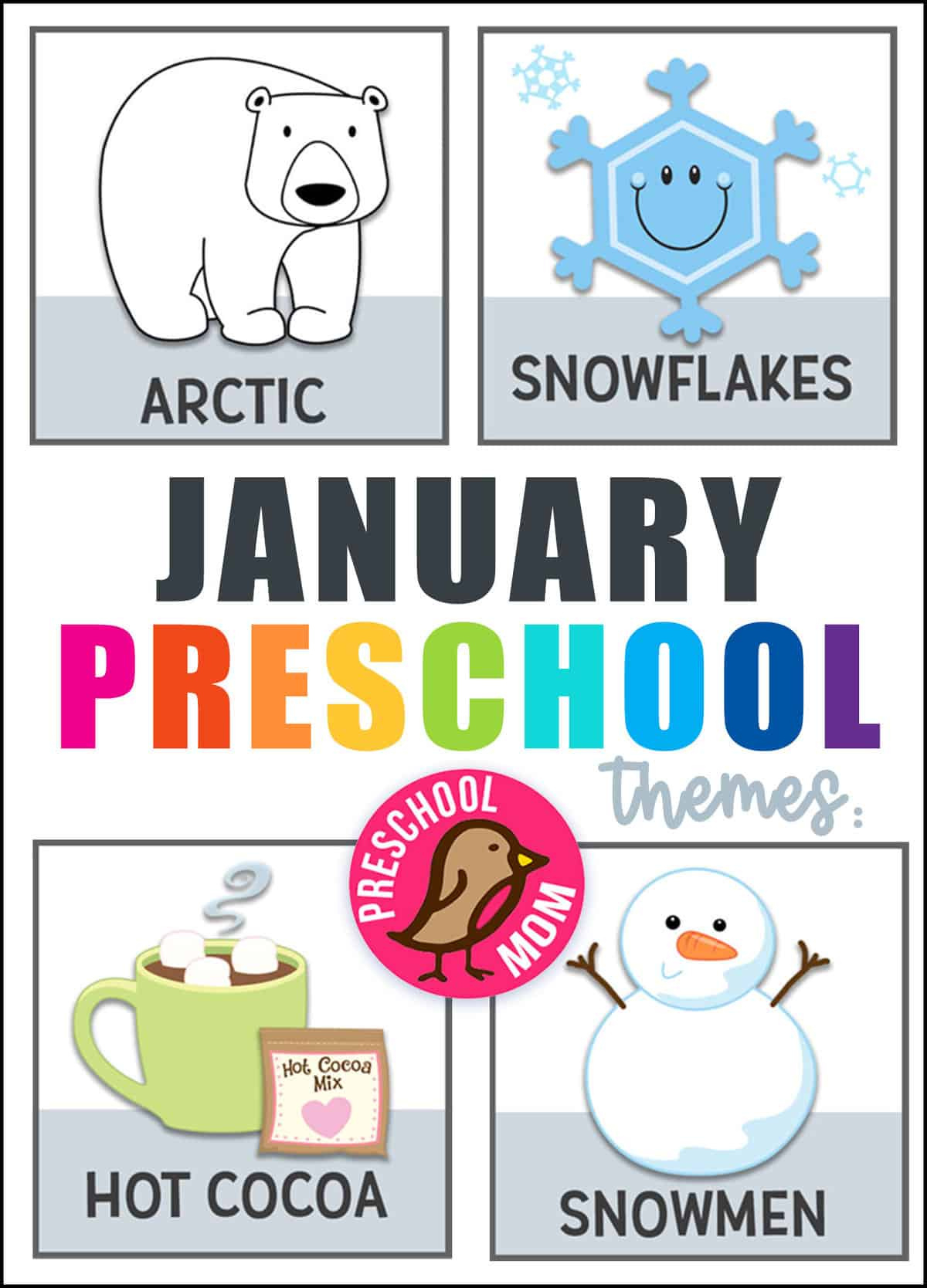 January Preschool Themes - Preschool Mom pertaining to January Themes For Preschool Printable