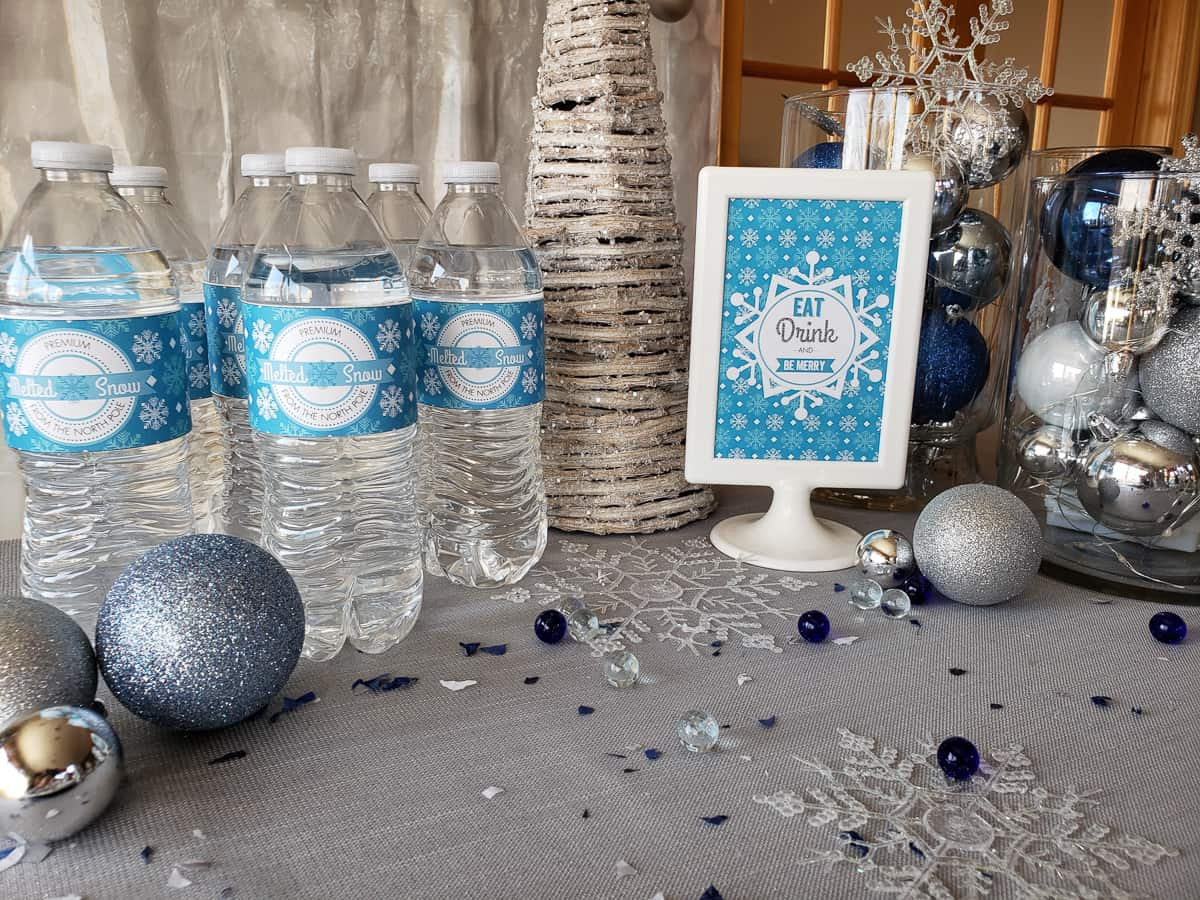 Let It Snow&amp;quot; Winter Wonderland Holiday Party - Elva M Design Studio for Free Printable Winter Wonderland Decorations