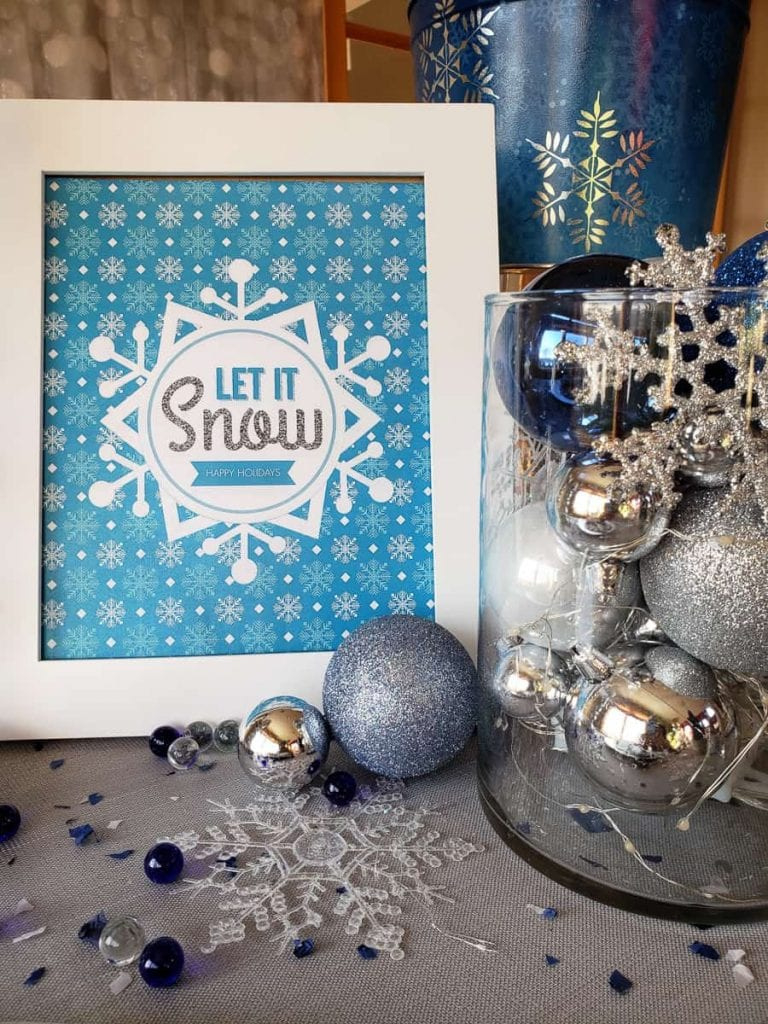 Let It Snow&amp;quot; Winter Wonderland Holiday Party - Elva M Design Studio with regard to Free Printable Winter Wonderland Decorations