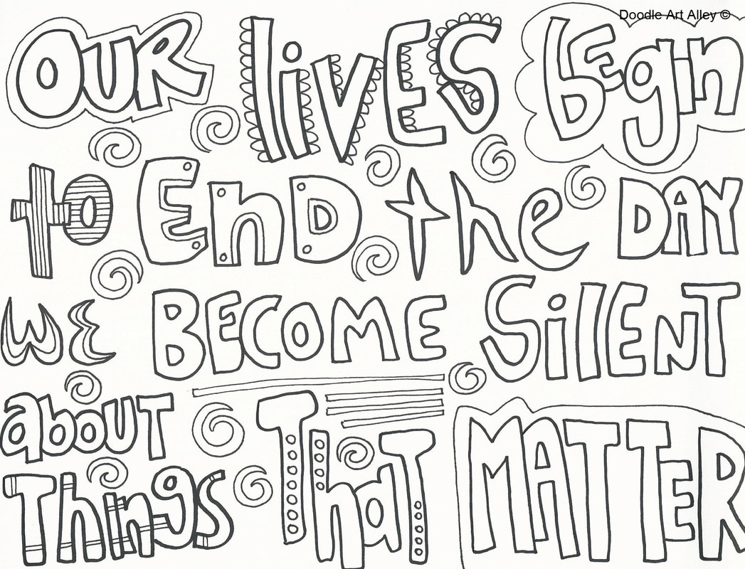 Martin Luther King Jr. Coloring Pages - Doodle Art Alley in Free Printable Mlk Day Coloring Pages