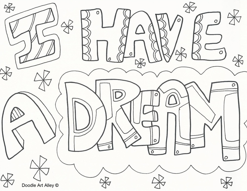 Martin Luther King Jr. Coloring Pages - Doodle Art Alley inside Free Printable Mlk Day Coloring Pages