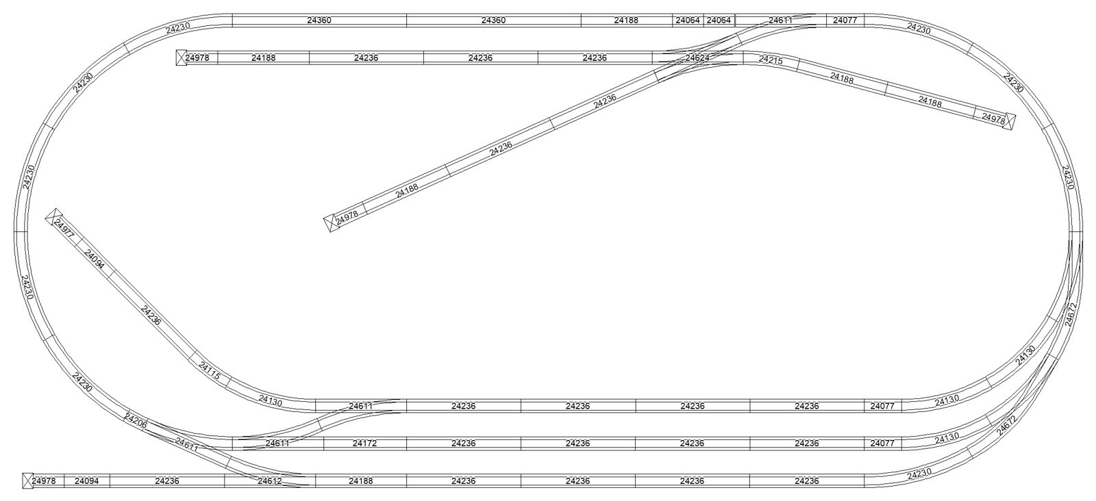 Model Train Layouts &amp;amp; Track Plans In Ho Scale - Various Projects throughout Printable Ho Track Template