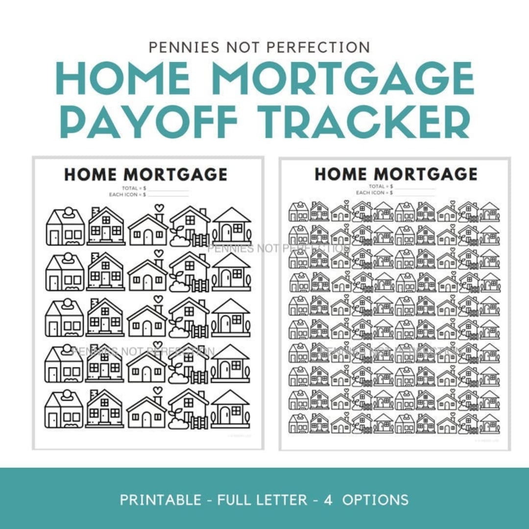 Mortgage Payoff Tracker Zum Ausdrucken | Home Loan Payoff Chart pertaining to Printable Mortgage Payoff Tracker