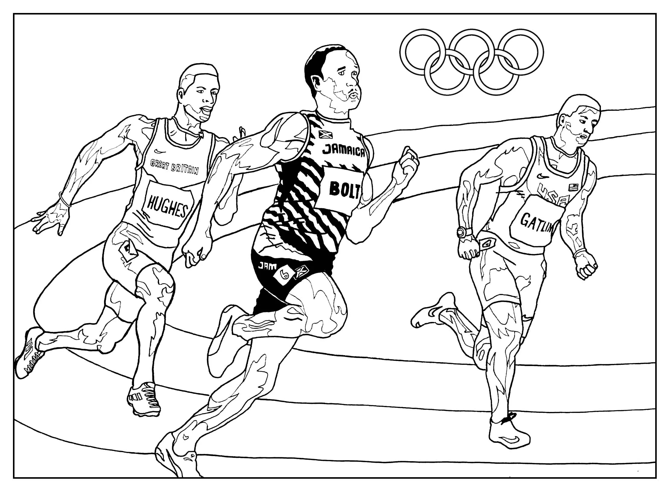 Olympic-Games-Athletics - Sport Coloring Pages For Adults regarding Printable Track And Field Coloring Pages