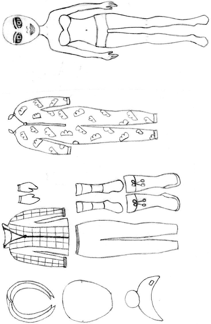 Paper Doll & Winter Clothes : Free Printables 1/3 throughout Paper Doll Winter Clothes Printable
