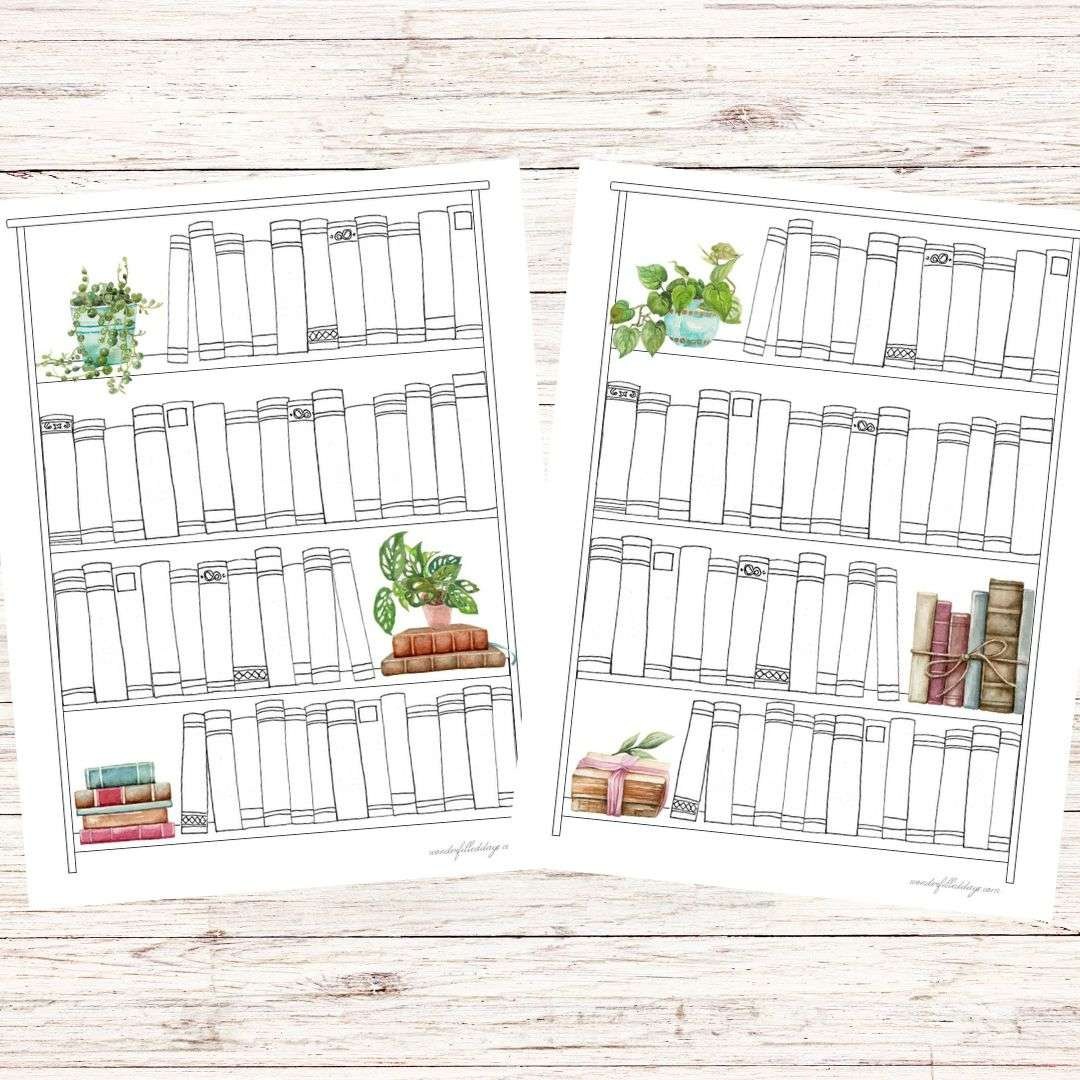 Printable Reading Bookshelf Log - Wonder-Filled Days regarding Bookshelf Reading Log Free Printable