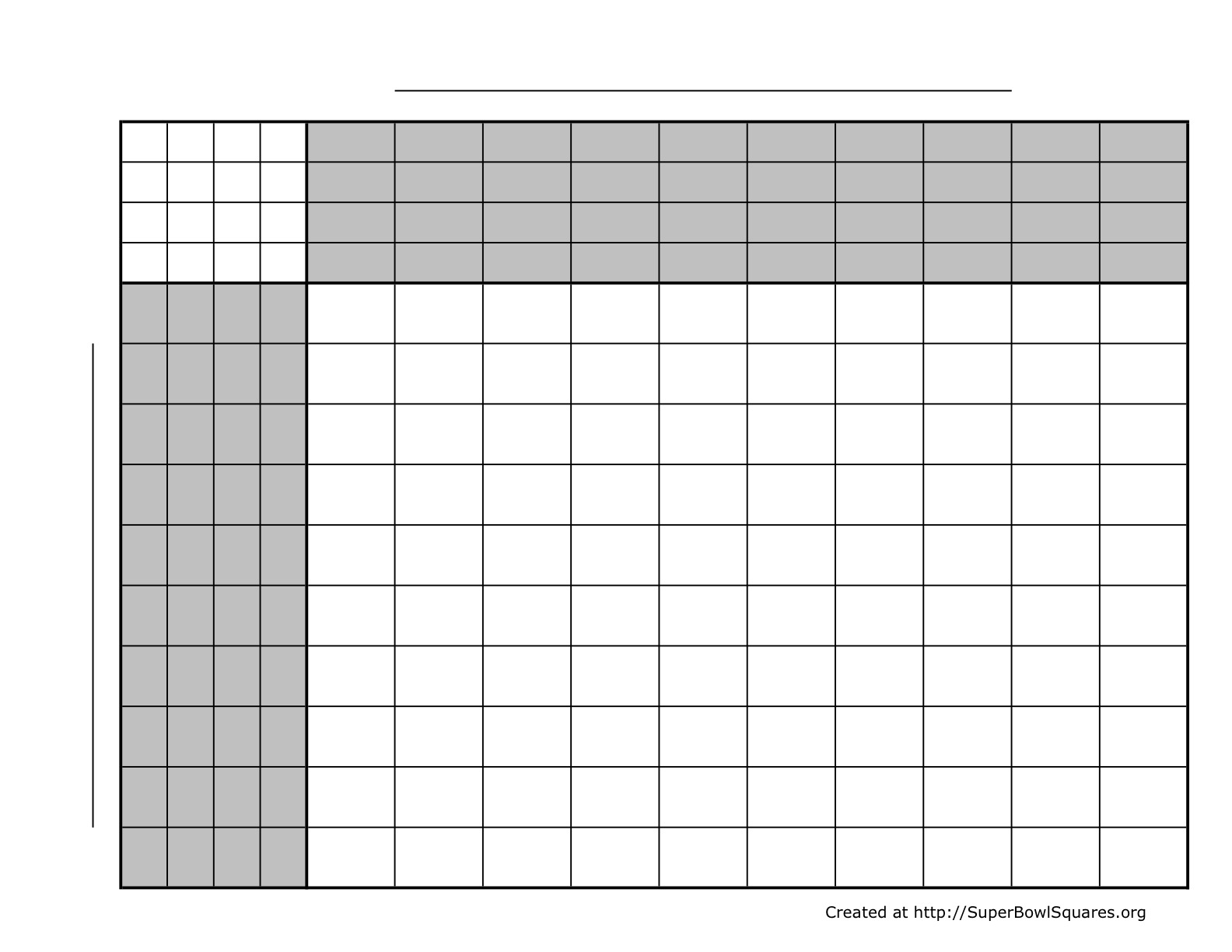 Printable Super Bowl Squares Grids – Ready To Use regarding Free Printable Super Bowl Squares Fundraiser Template