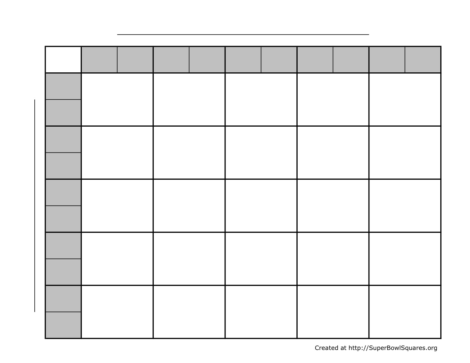 Printable Super Bowl Squares Grids – Ready To Use throughout Printable Super Bowl Squares 25 Grid