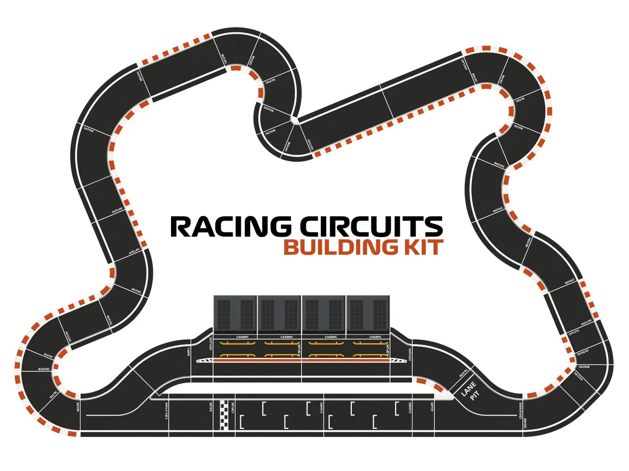 Racing Circuits - Let＇s Build All Formula 1 Grand Prix Tracks throughout Printable Race Track Pieces