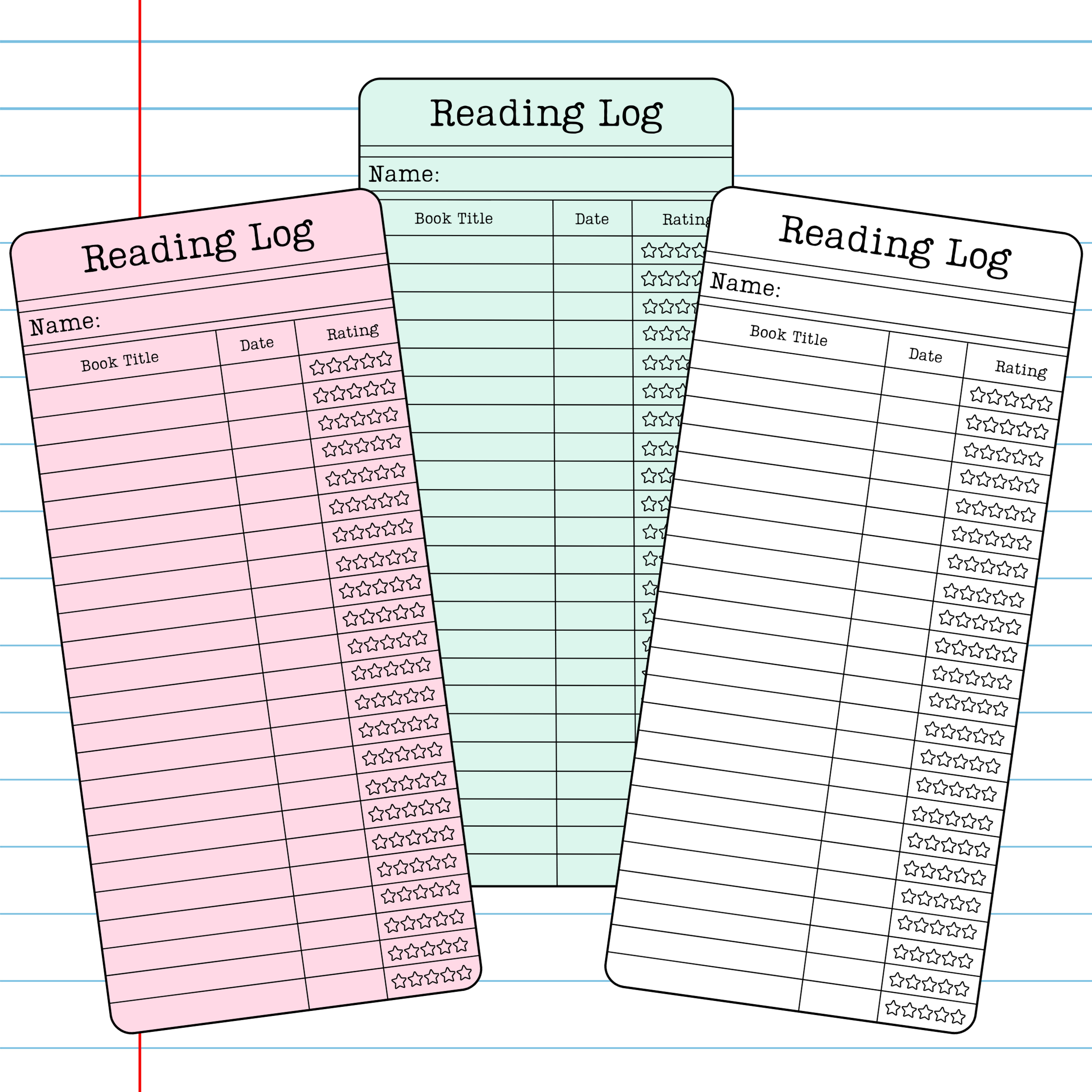Reading Log Bookmark ยป The Denver Housewife inside Printable Reading Log Bookmark
