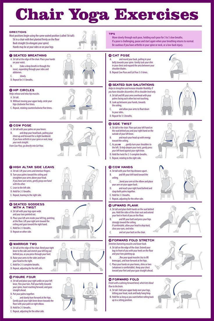 Senior Chair Yoga Exercises | Chair Pose Yoga, Chair Yoga, Chair pertaining to Printable Chair Yoga Chart For Seniors
