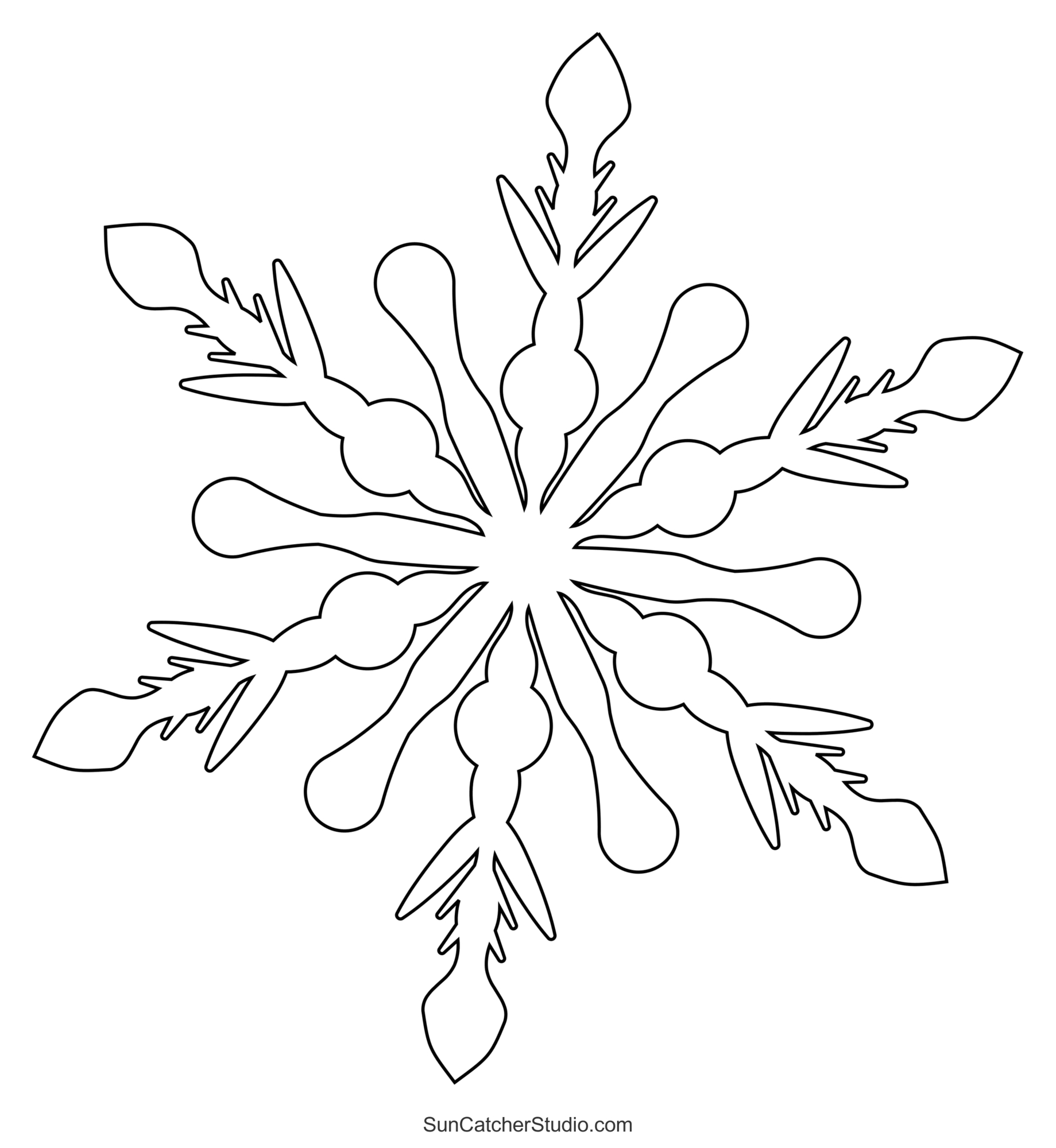 Snowflake Templates (Printable Stencils And Patterns) – Free with regard to Free Printable Winter Stencils