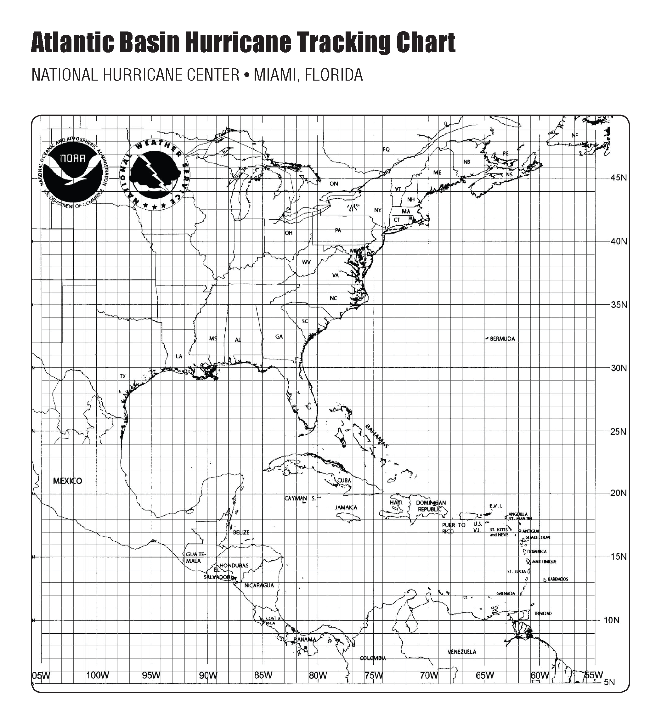 Sticker Chart Hurricane Tracking Chart.: Rare Antique Maps Large with Free Printable Hurricane Tracking Map