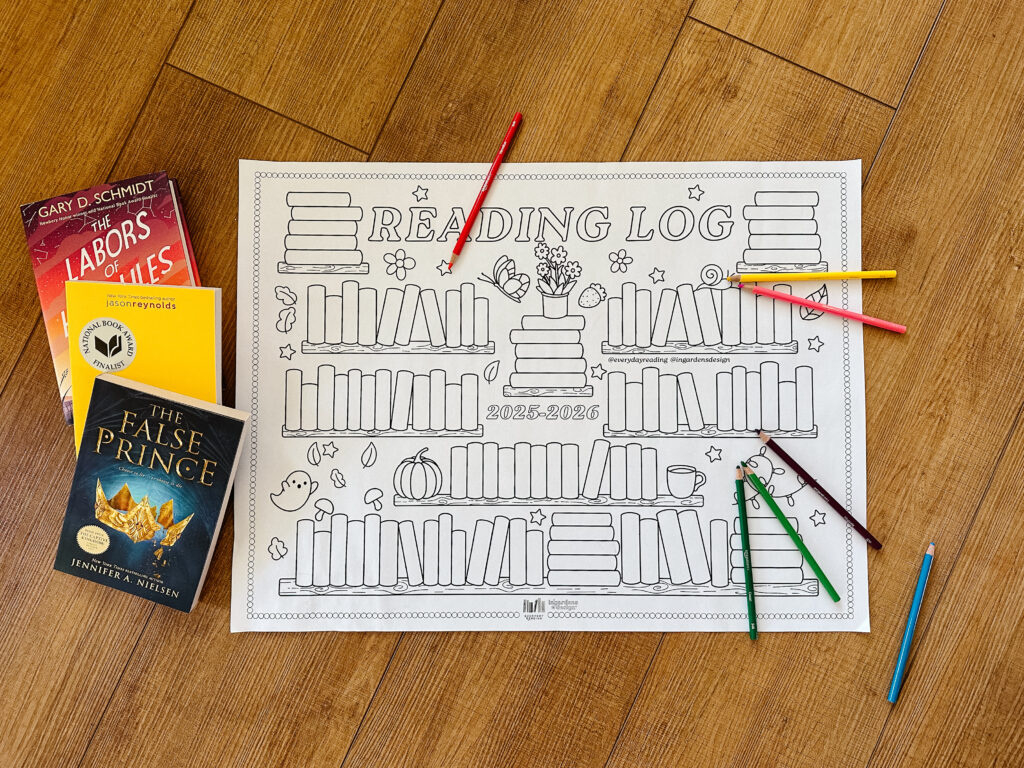 The 2025 - 2026 Reading Log - Everyday Reading for Reading Log 2026 Printable