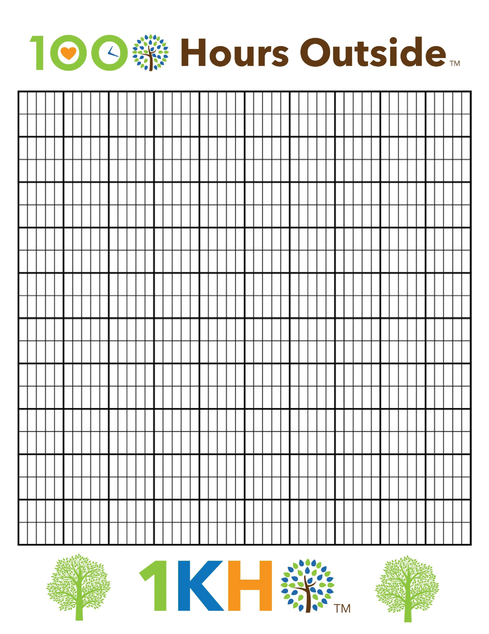 Trackers | Embrace Outdoor Adventures — 1000 Hours Outside for 1000 Hours Outside Tracker Printable