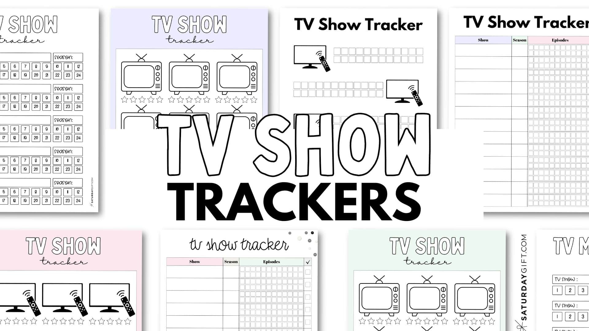 Tv Show Tracker Templates — 23 Cute Free Printables throughout Tv Series Tracker Free Printable