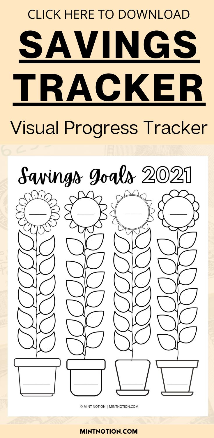 Visual Savings Tracker Coloring Page with Free Printable Savings Tracker Coloring Pages