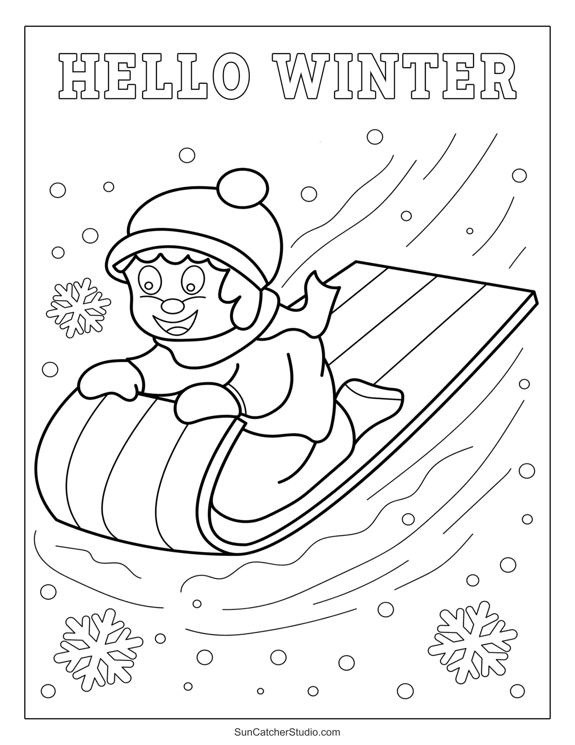 Winter Coloring Pages And Coloring Sheets – Free Printables regarding Free Winter Coloring Pages Printable