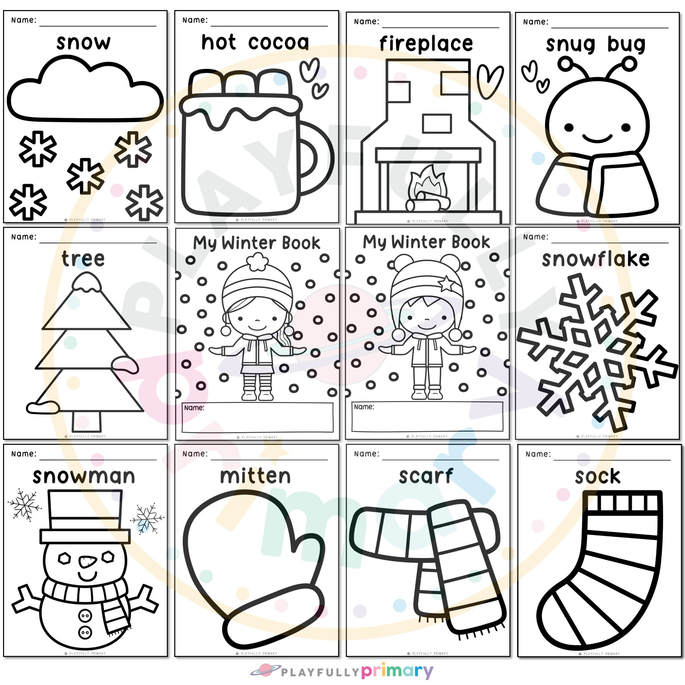 Winter Crafts For Kids Classroom Printable - Kindergarten intended for Winter Crafts Preschool Printable