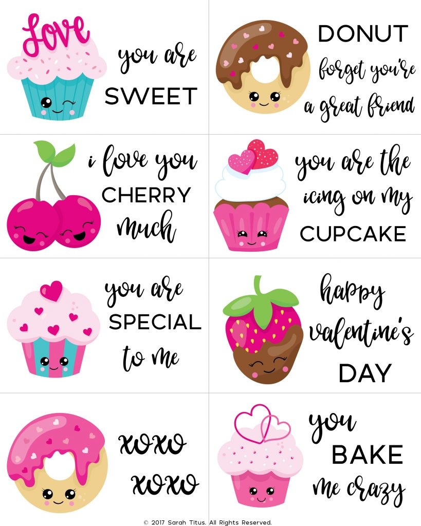 100+ Free Printable Valentine Cards For Kids - Sarah Titus with regard to Printable Preschool Valentine Cards